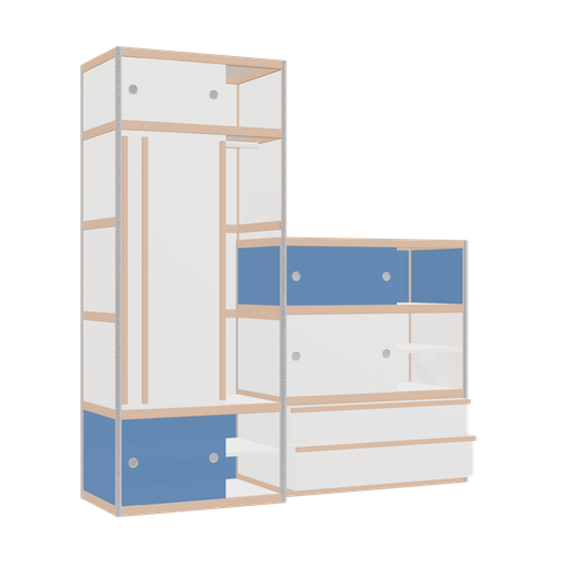 [f166701] Furniture (199x180x52 cm)