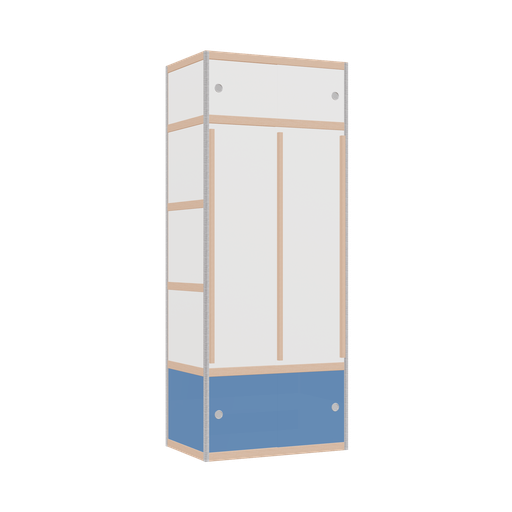 [400536789] Wardrobe (199x80x52 cm)