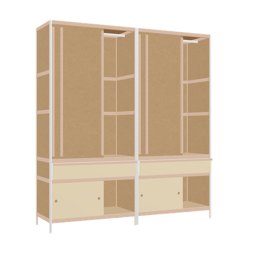 [f166707] Furniture (219x200x52 cm)