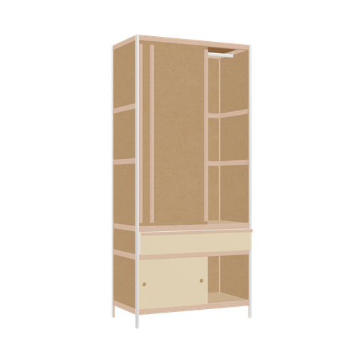 [400536800] Wardrobe (219x100x52 cm)