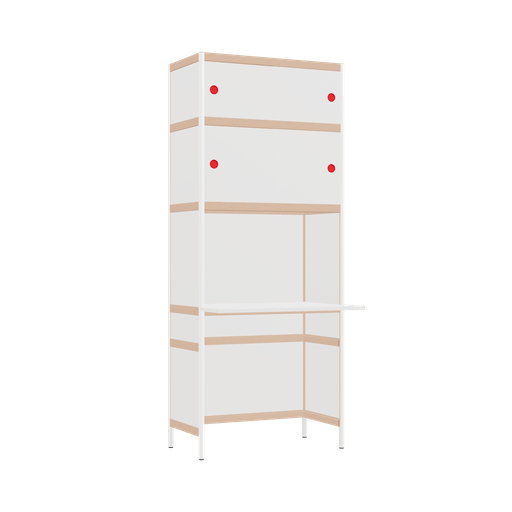 [400536866] Cantilevered desk (196.5x80x63.6 cm)