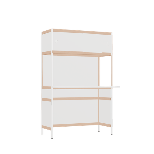 [400537135] Cantilevered desk (155.5x100x63.6 cm)