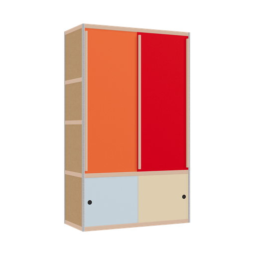 [400537144] Kleerkast (198x120x52 cm)