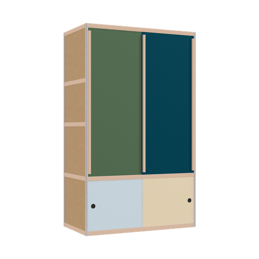 [400537146] Kleerkast (198x120x62 cm)