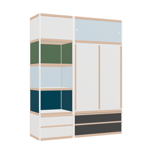 [f166836] Furniture (209x162x52 cm)