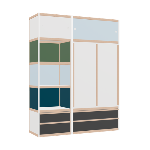 [f166846] Furniture (209x162x52 cm)