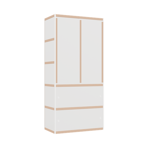 [400537294] Wardrobe (209x100x52 cm)