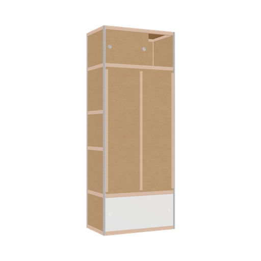 [400537364] Kleerkast (229x90x52 cm)