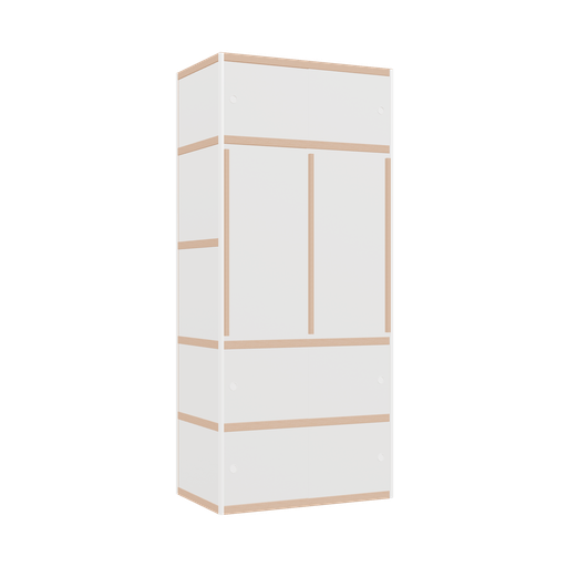 [400429074] Penderie (229x100x62 cm)