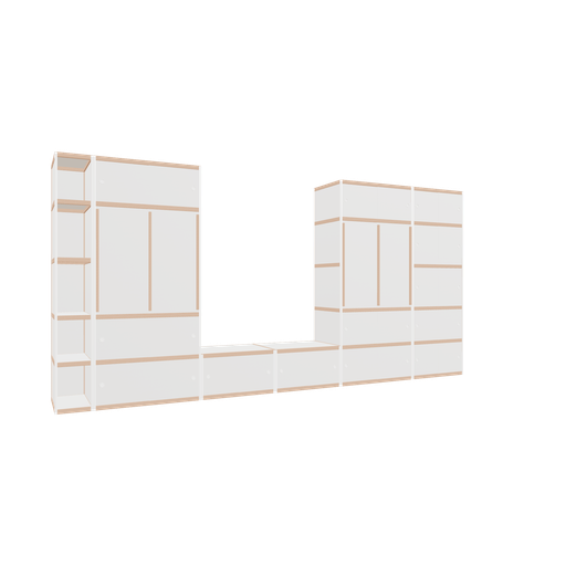 [f166883] Furniture (229x472x62 cm)