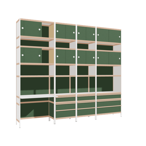 [f166909] Furniture (261.5x304x63.6 cm)