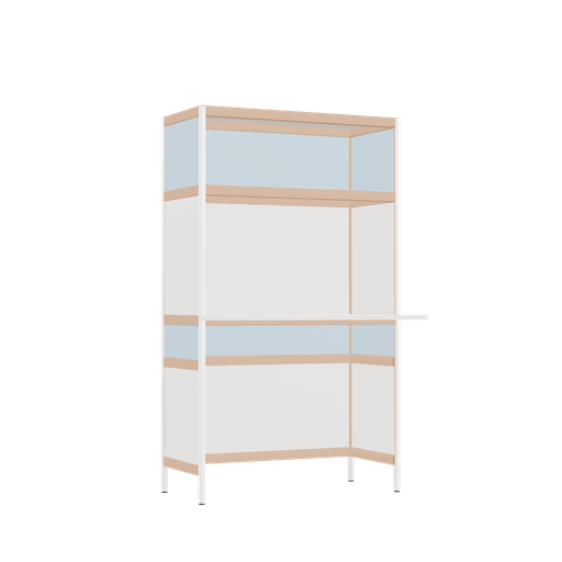 [400537453] Cantilevered desk (155.5x90x63.6 cm)