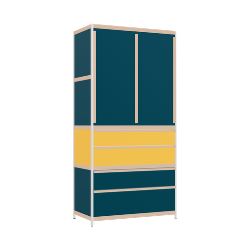 [400537549] Wardrobe (203x100x52 cm)