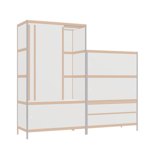 [f166967] Furniture (178x200x52 cm)