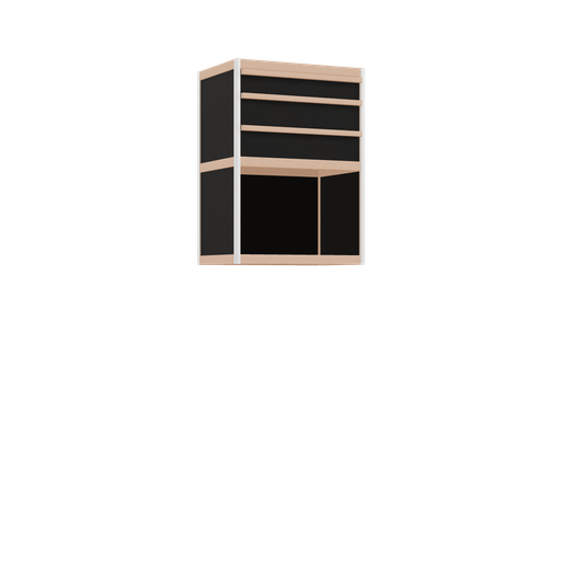 [400537613] Zwevende kast (86x62x42 cm)