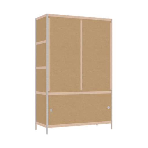 [400537625] Wardrobe (188x120x52 cm)