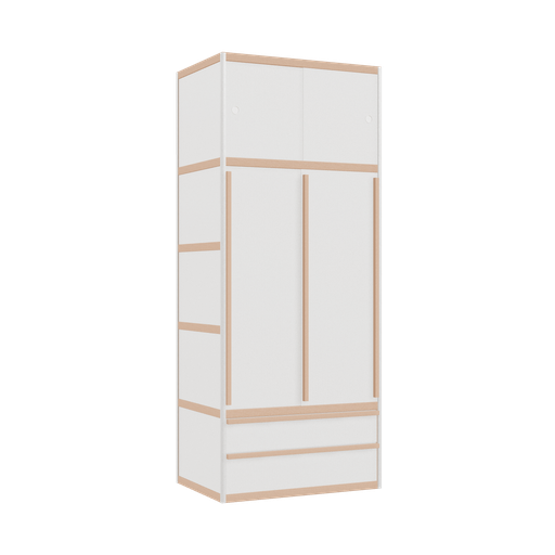 [400537656] Kleerkast (219x90x62 cm)