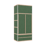 [400537668] Wardrobe (219x100x62 cm)