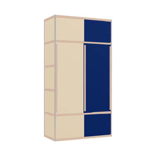 [400537674] Kleerkast (209x110x52 cm)