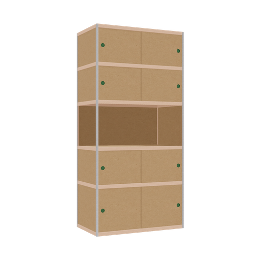 [400537822] Kast (229x110x62 cm)