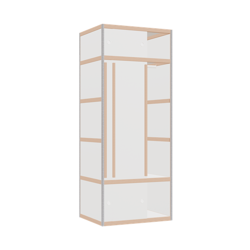 [400537846] Wardrobe (199x80x62 cm)