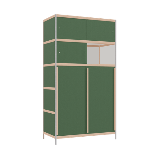 [400537861] Kleerkast (219x120x62 cm)