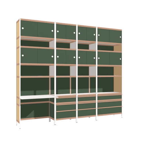 [f167063] Furniture (261.5x304x63.6 cm)