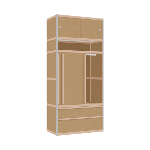 [400538001] Penderie (222x100x52 cm)