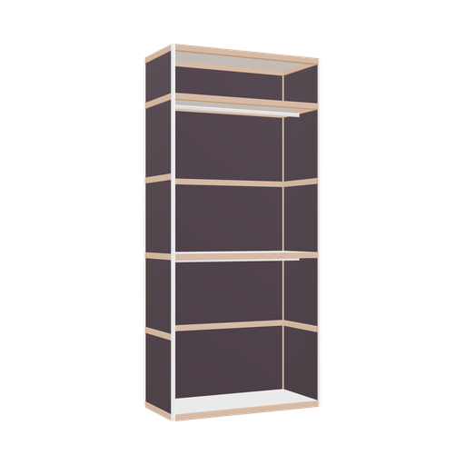 [400538010] Wardrobe (239x110x52 cm)