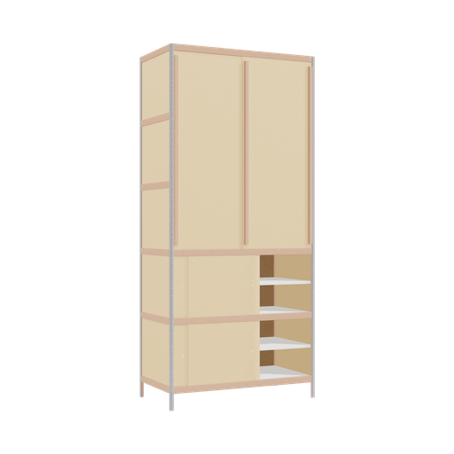 [400538078] Wardrobe (219x100x52 cm)