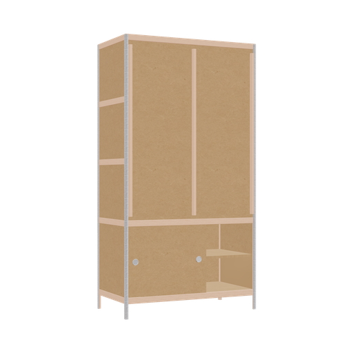 [400538161] Wardrobe (188x100x52 cm)