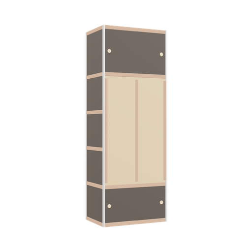 [400538280] Penderie (219x80x52 cm)