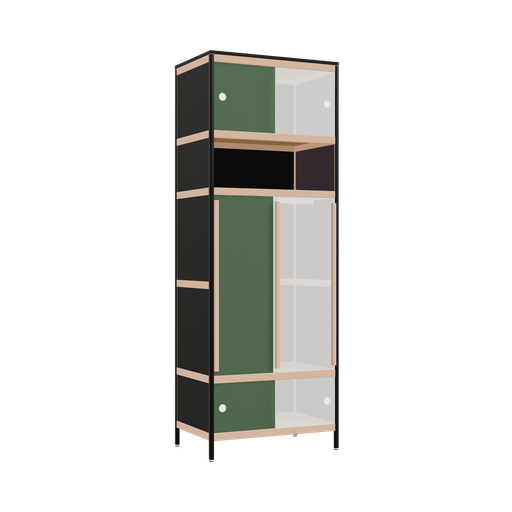 [400538300] Wardrobe (221.8x80x52 cm)