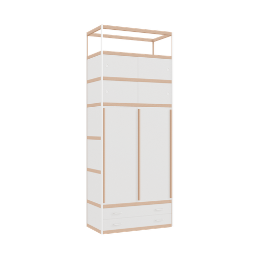 [400538326] Kleerkast (251x100x52 cm)