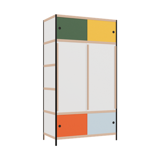 [400538329] Kleerkast (219x120x62 cm)