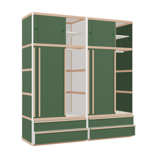 [f167247] Furniture (219x200x62 cm)