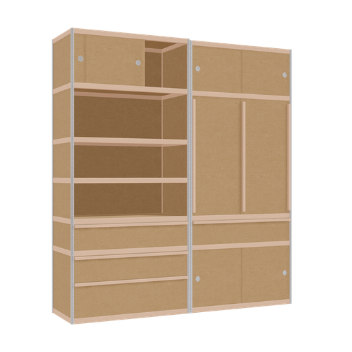 [f167248] Furniture (223x200x52 cm)