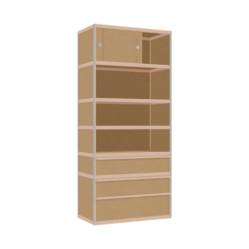 [400538366] Armoire (223x100x52 cm)