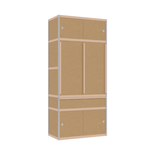 [400538367] Wardrobe (222x100x52 cm)