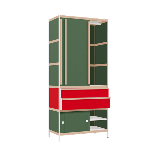 [400538394] Kleerkast (220x100x52 cm)