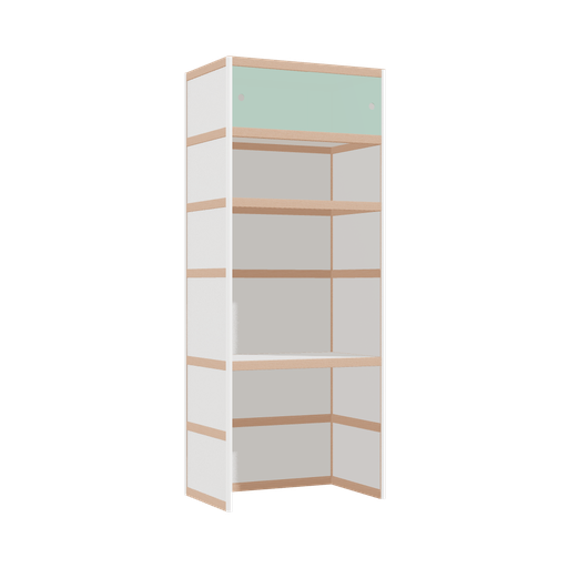 [400538482] Geïntegreerd bureau (200x80x52 cm)