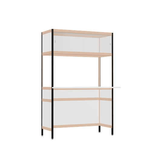 [400538496] Overhangend bureau (155.5x100x63.6 cm)