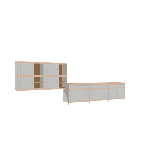 [f167316] Furniture (86x400x52 cm)