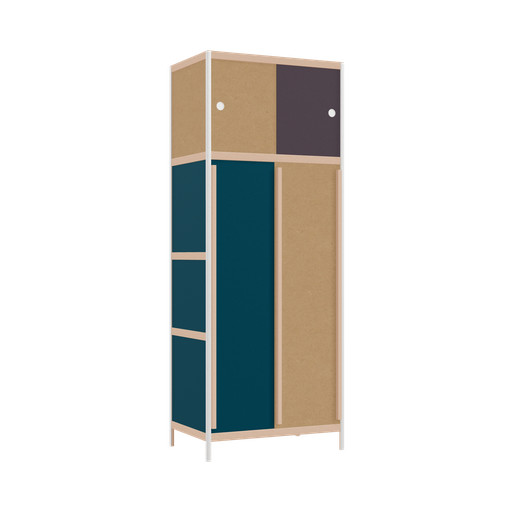 [400538547] Kleerkast (208x80x52 cm)