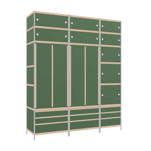 [f167356] Furniture (270x222x62 cm)