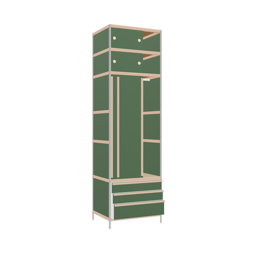 [400538596] Wardrobe (270x80x62 cm)