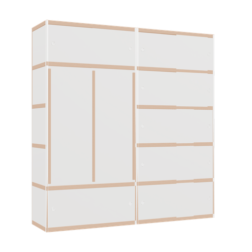 [f167381] Furniture (209x200x52 cm)