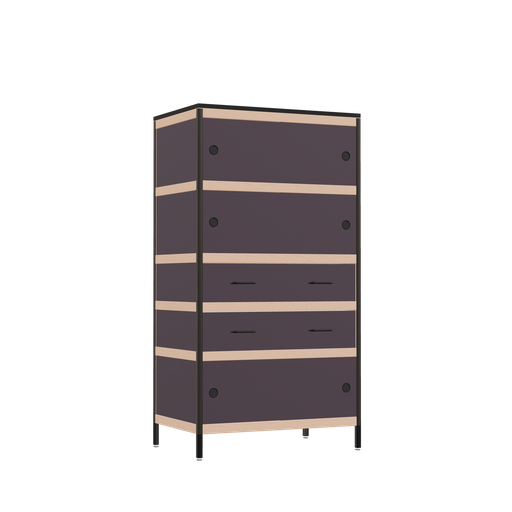 [400538732] Armoire (151.8x80x52 cm)