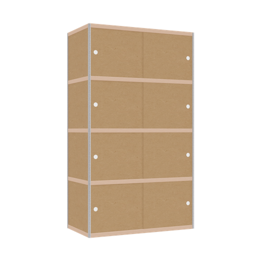 [400538826] Armoire (208x120x62 cm)