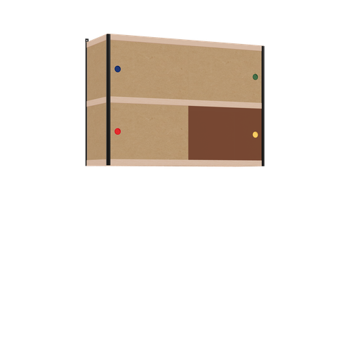 [400538952] Zwevende kast (86x120x42 cm)